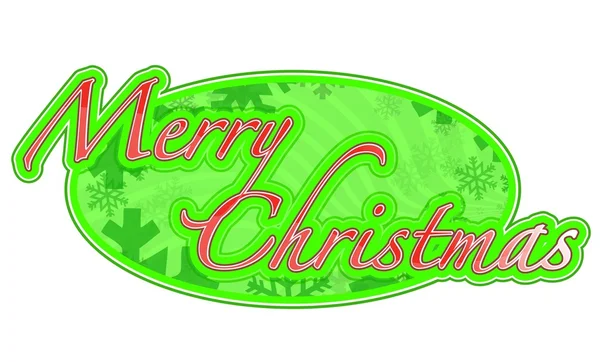 Illustration featuring 'Merry Christmas' for use as a banner — Stock Photo, Image