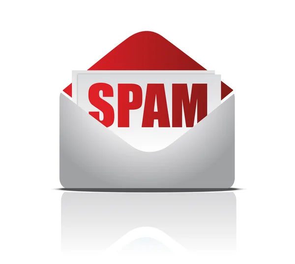 Spam-mail — Stockfoto