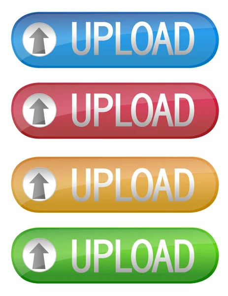 Upload button — Stock Photo, Image