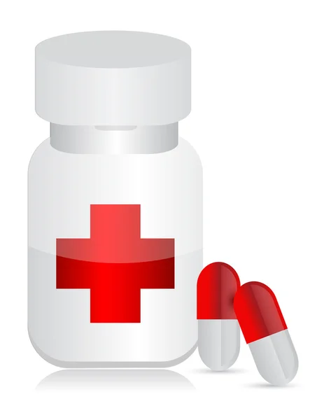 Jar for medicines — Stock Photo, Image