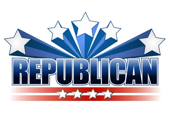 stock image Republican sign