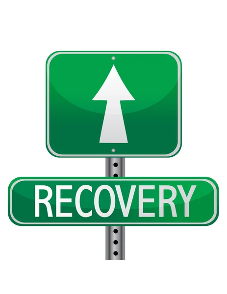 Recovery street sign — Stock Photo, Image