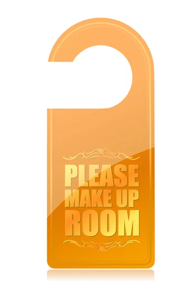 Por favor, Make Up Room hotel sign —  Fotos de Stock