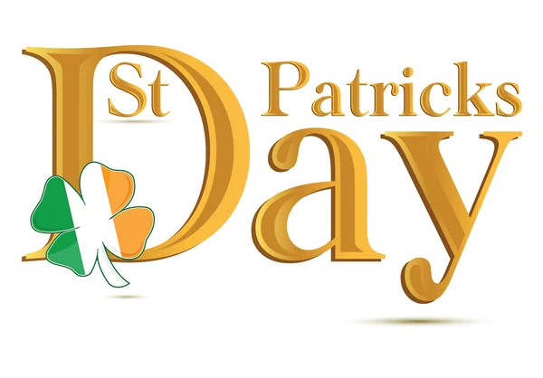 St.Patricks-napi üdvözlőlap — Stock Fotó