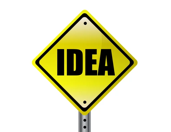 Знак IDEA — стоковое фото