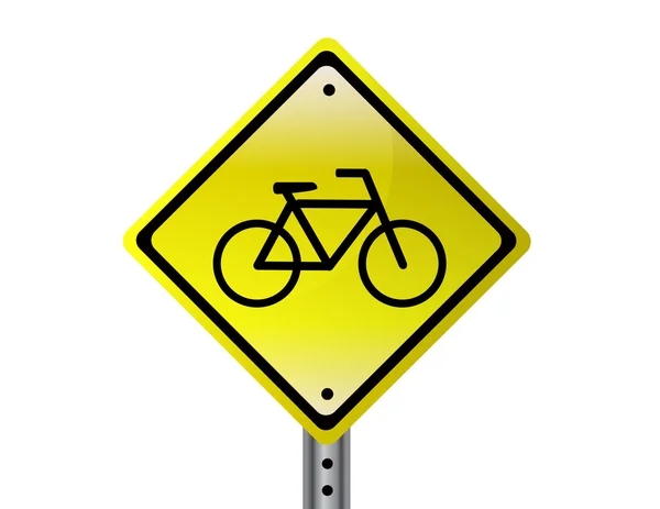 Ποδήλατο σημάδι — Φωτογραφία Αρχείου