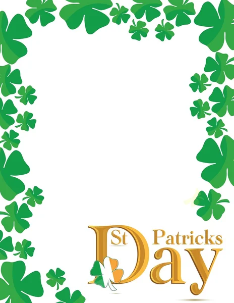 St.Patricks Cartão de Dia — Fotografia de Stock