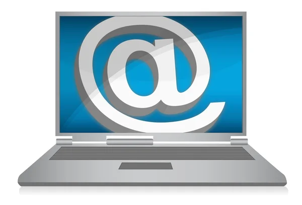 Email computer — Stock Photo, Image
