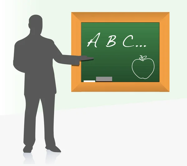 School teacher class illustration — Stock Photo, Image