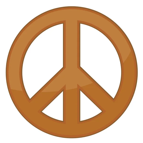 Bronce barış işareti illüstrasyon tasarımı — Stok fotoğraf