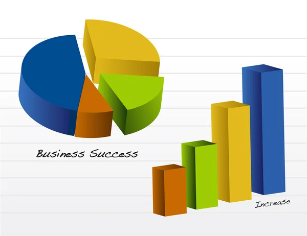 Файл бизнес-диаграмм также доступен . — стоковое фото