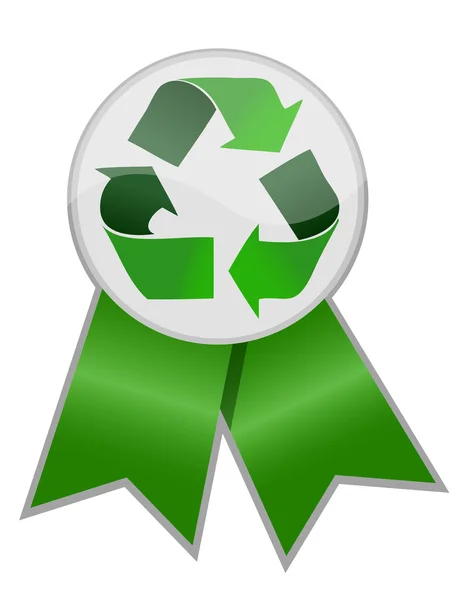 stock image Recycle Ribbon, Protect the World from pollution.