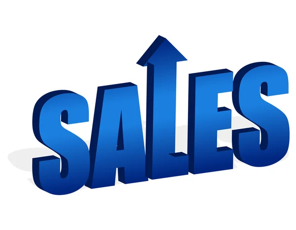 Aumentar gráfico de ventas y archivo de texto también disponible . — Foto de Stock
