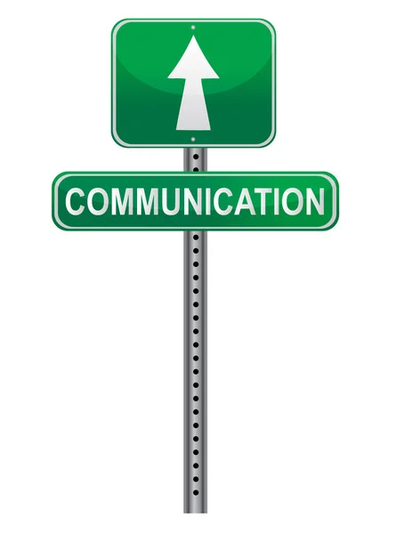 Konsep komunikasi bisnis terisolasi di atas putih — Stok Foto