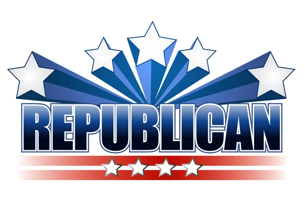 Republican sign — Stock Photo, Image