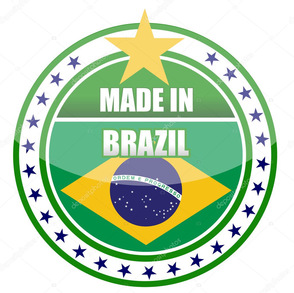 Made in brazil seal