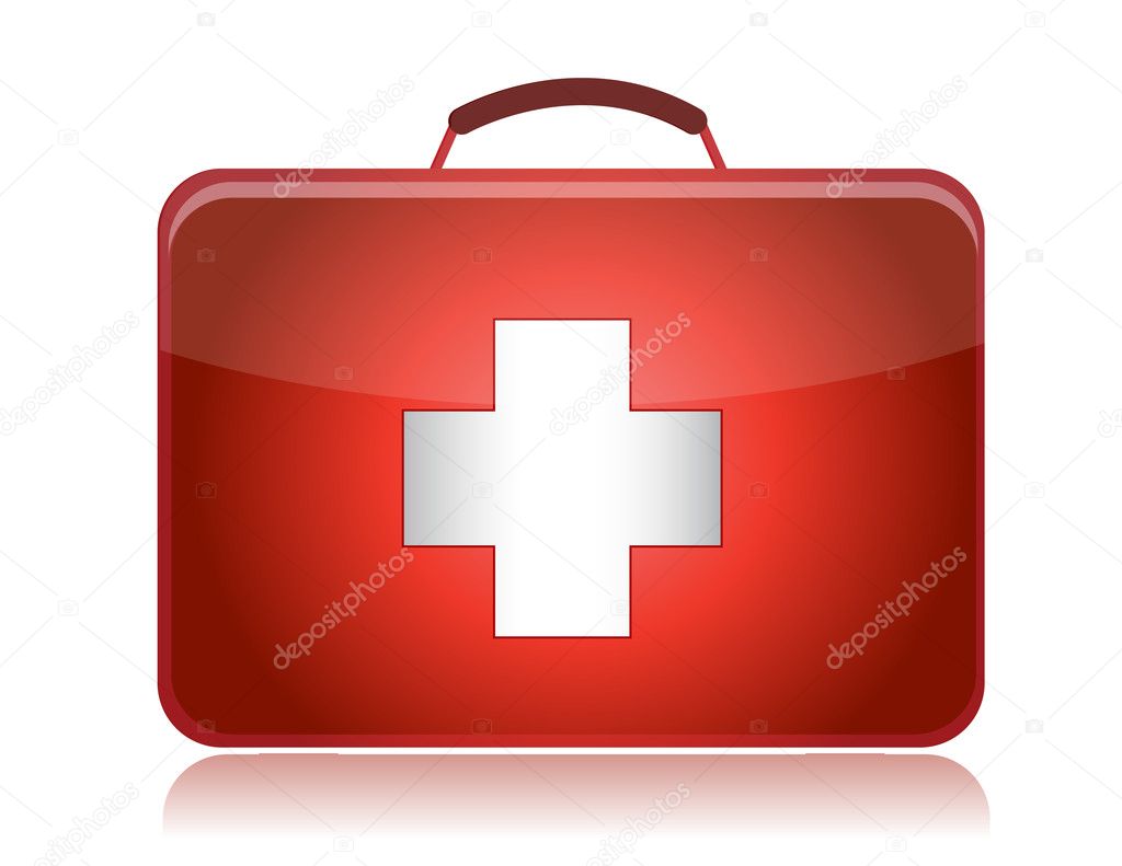 first aid background design