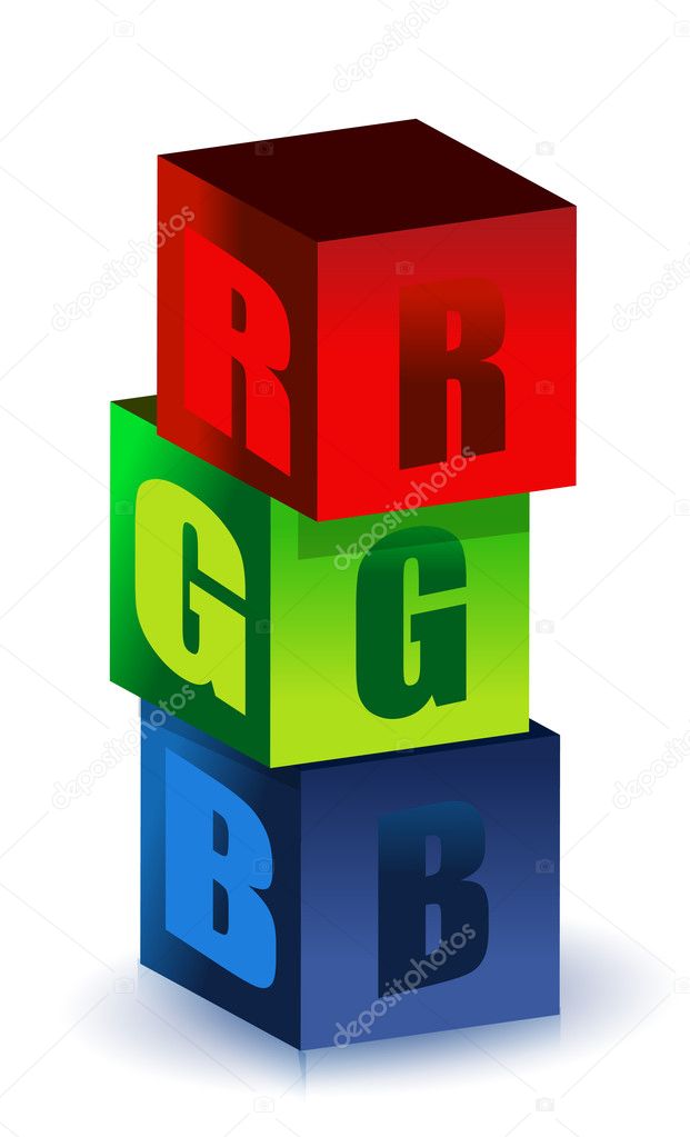 RGB illustration boxes