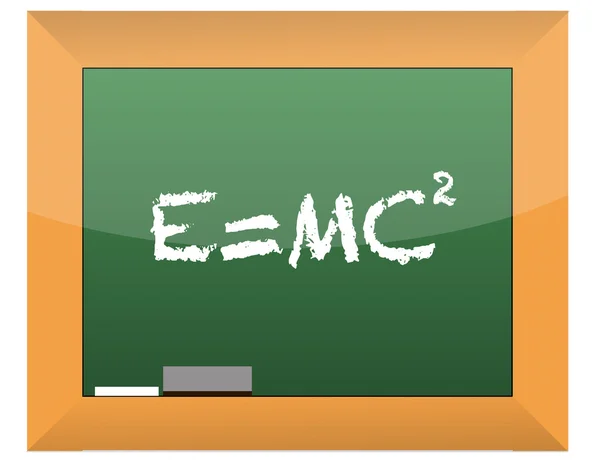 Science.written formel på blackboard illustration design — Stockfoto