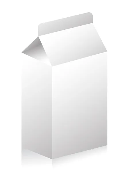 Blank paper carton — Stock Photo, Image