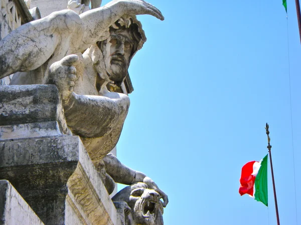 Heykel capitoline Roma İtalya — Stok fotoğraf
