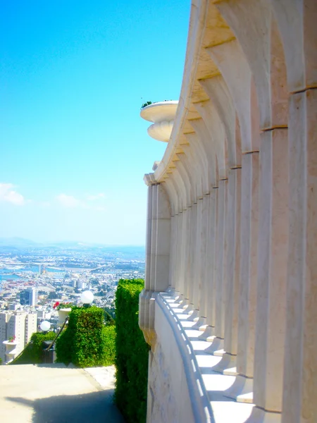 stock image Bahai temple in Haifa, Israel