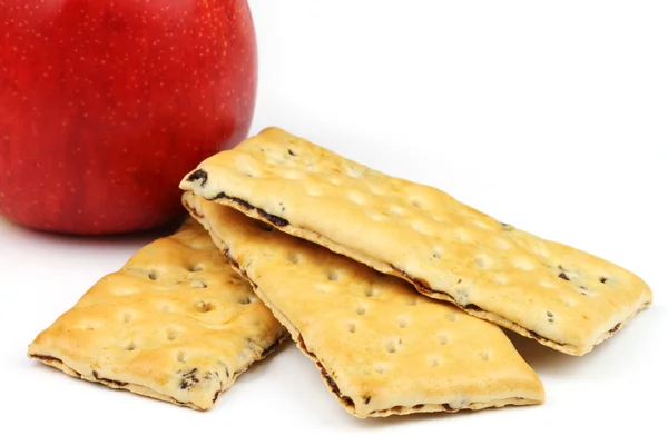 Jablka soubory cookie — Stock fotografie