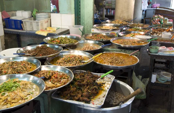 Az ázsiai élelmiszer-istálló Stock Fotó