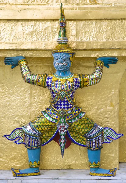 stock image Mythological guardian the buddhist temple