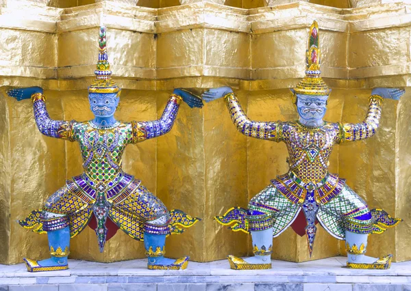 stock image Mythological guardians the buddhist temple