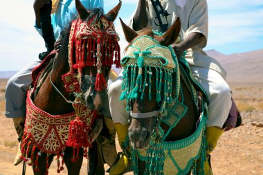 Moroccan riders clipart