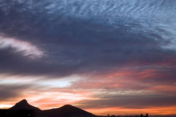 stock image Sunset on Cape Town