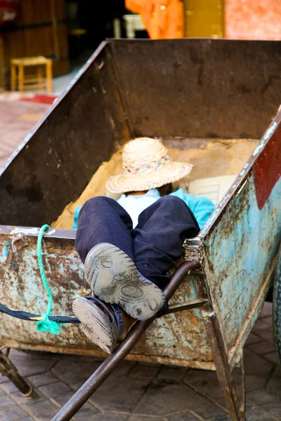 Κοιμώμενος στο Μαρακές — Φωτογραφία Αρχείου