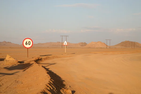 Carreteras en namibia — Foto de Stock