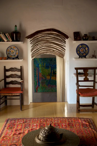 Interior da casa em Ibiza — Fotografia de Stock