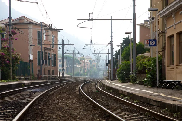 Bogliasco tren istasyonu — Stok fotoğraf