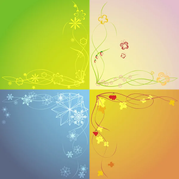 stock vector Seasons