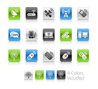 Wireless & Communications // Clean Series clipart