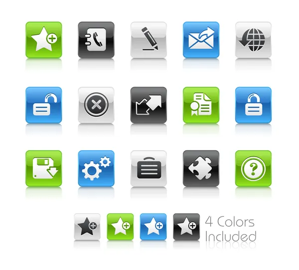 Web 2.0 ikony / aktualizovaný Series — Stock fotografie