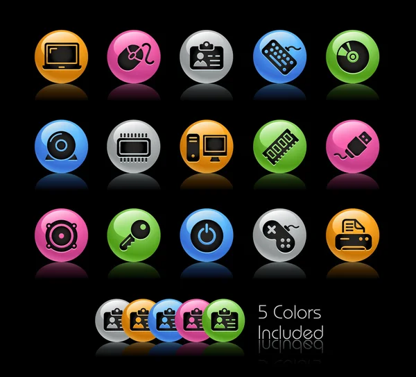 Dator & enheter / / Gel färg serien — Stockfoto