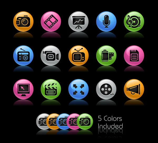 Multimedia / / gel color series — Stockfoto