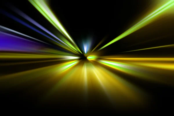 抽象夜间加速运动 — 图库照片