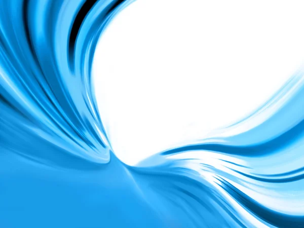 Abstraktes Design der blauen Welle — Stockfoto