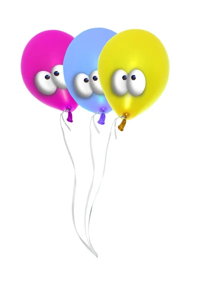 Comic-Luftballons — Stockfoto