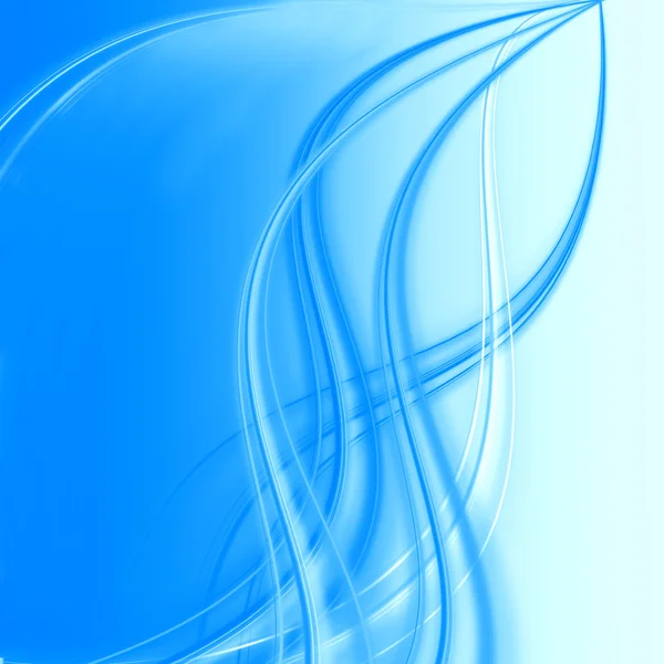 Абстрактная синяя волна — стоковое фото