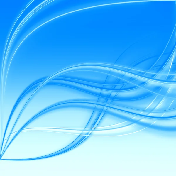 Abstraktní modrá vlna — Stock fotografie