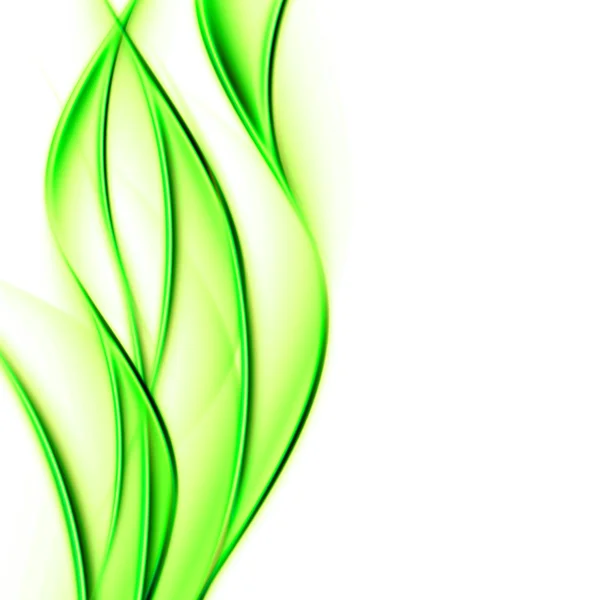 Design verde ondulado — Fotografia de Stock