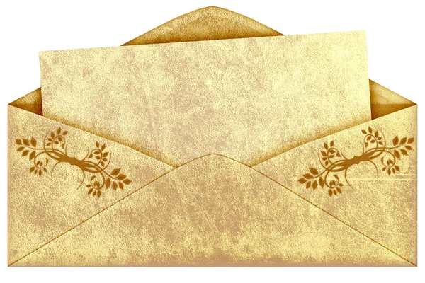 Velho envelope vintage — Fotografia de Stock