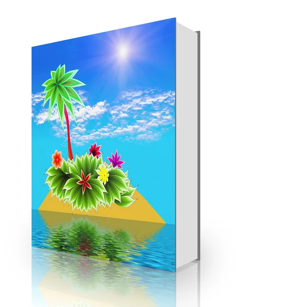 Libro paradiso isola — Foto Stock