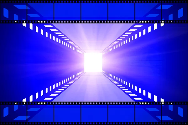 Projektor i film kinowy — Zdjęcie stockowe